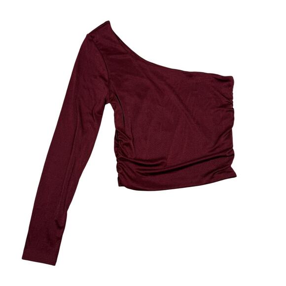 Green Envelope Womens Size M One Sleeve Top NWT - Picture 1 of 7